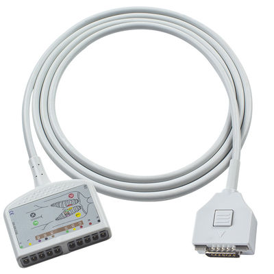 Fukuda Cardisuny, KP-500, KP-500D için uyumlu Fukuda ME EKG Kütük Kablo