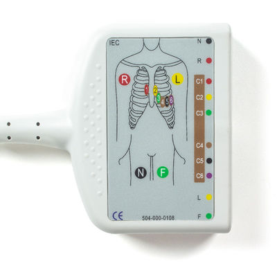 OD6mm 2.2M P-Hilips EKG Kablosu M1770A M1771A M1772A Sayfa Yazarı 100 Sayfa Yazarı 200