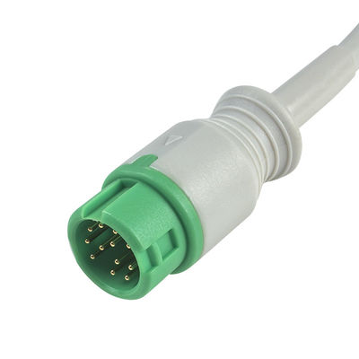 TPU Dynascope DS-5100E 12Pin EKG Hasta Kablosu 10Lead Yetişkin/Pediatrik Uyumluluk için