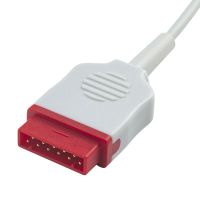 3.5M GE IBP Adaptör Kablosu tıbbi teşhis ekipmanları için çift P-hilips bağlantısına