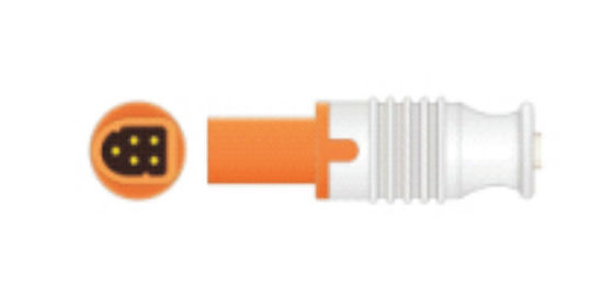 Mindray Uyumlu Veritabanı Tekrar Kullanılabilir Sıcaklık Sonda 040-000056-00 Gri Renkli