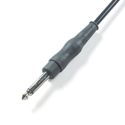 Tıbbi malzemeler aksesuarları 6.3 mm bağlantısı ve silikon negatif plaka ile tekrar kullanılabilir ESU topraklama plağı