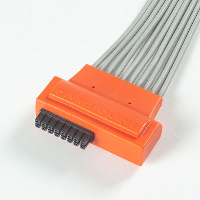 Kardiolin Touch EKG 10Lead EKG Kablosu IEC Snap Gri ve Turuncu TPU ile