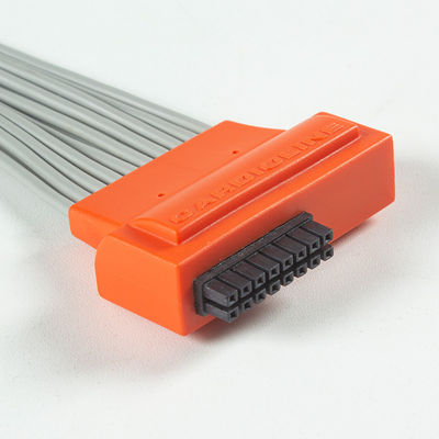 Kardiolin Touch EKG 10Lead EKG Kablosu IEC Snap Gri ve Turuncu TPU ile