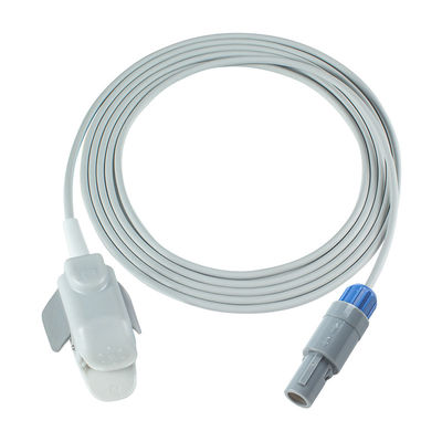 Yaratıcı UP-7000 PC-3000 Yetişkin Parmak Klip SpO2 Sensörü 9Pin 3.0M SpO2 Sonda