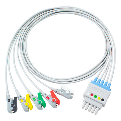 P-Hilips M1625A 989803104521 EKG Kurşun Telleri 6 Kurşun Kablo IEC Klipsi MP 20 IntelliVue MX800