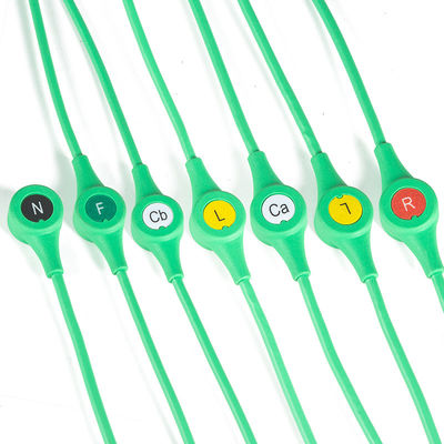 MS14682 EKG Kablo Draeger EKG Tek Pin Monolead 6Lead Leadwires IEC Snap
