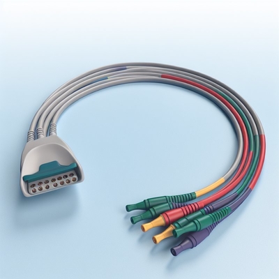 Philips EKG Kablosu 5 Uçlu 12Pin M1975A Yetişkin ve Pediatrik