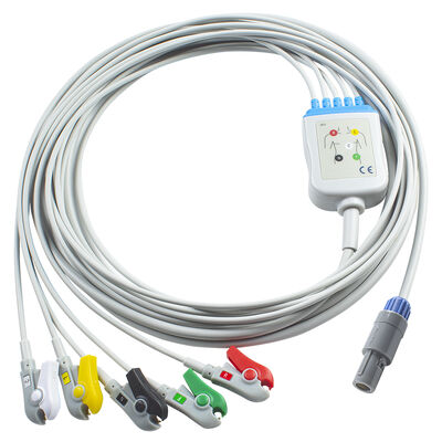 Biosys EKG Kablosu ve leadwire'ları 6 pin BPM-103 EKG kablosu