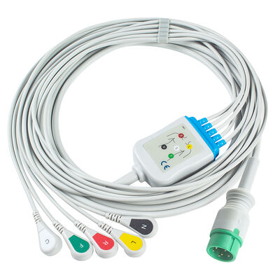 Creative 12K 6pin EKG Kablosu ve kurşun kabloları