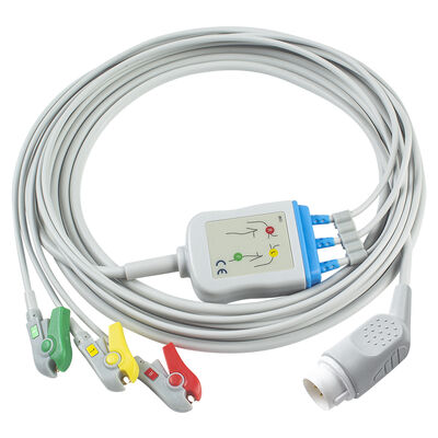 Ph 43100A 8Pin EKG Kablo ve kurşun kablolar hp CodeMaster XL+ defibrilatör makinesi