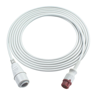 Bistos IBP Adaptör Kablosu 12Pin Edward Argon BD Abbott BB PVB Utah Medex BT-710 BT-720 BT-740 BT-770 BT-780 için Mindray Bağlayıcısı