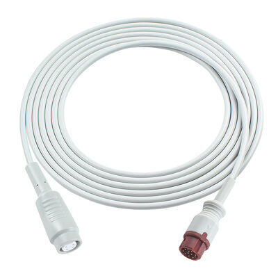Bistos IBP Adaptör Kablosu 12Pin Edward Argon BD Abbott BB PVB Utah Medex BT-710 BT-720 BT-740 BT-770 BT-780 için Mindray Bağlayıcısı