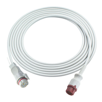 Bistos IBP Adaptör Kablosu 12Pin Edward Argon BD Abbott BB PVB Utah Medex BT-710 BT-720 BT-740 BT-770 BT-780 için Mindray Bağlayıcısı