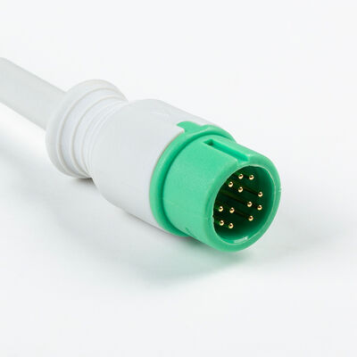 Yonker 12Pin E12 Bir Direkt EKG Kablosu EKG Kabloları ve Leadwires 3Lead AHA IEC