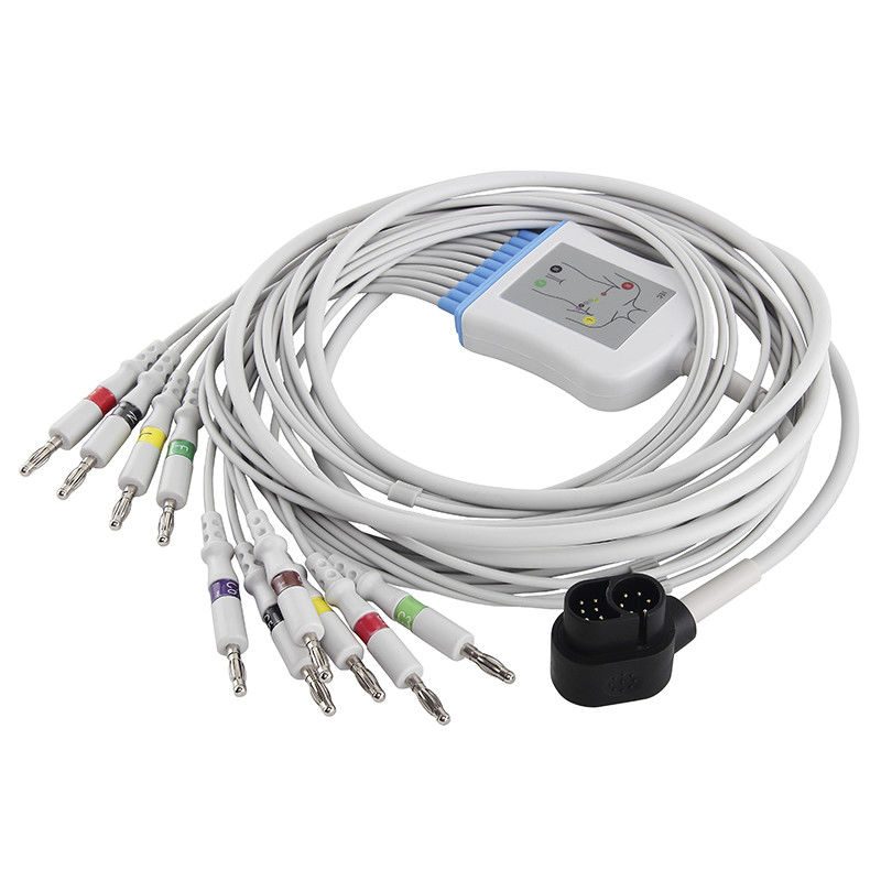 Welch Allyn Ekg Kablosu Modeli:1500 RE-PC-AHA-BAN EKG Kablosu ve Kurşun Telleri IEC 4.0Muz