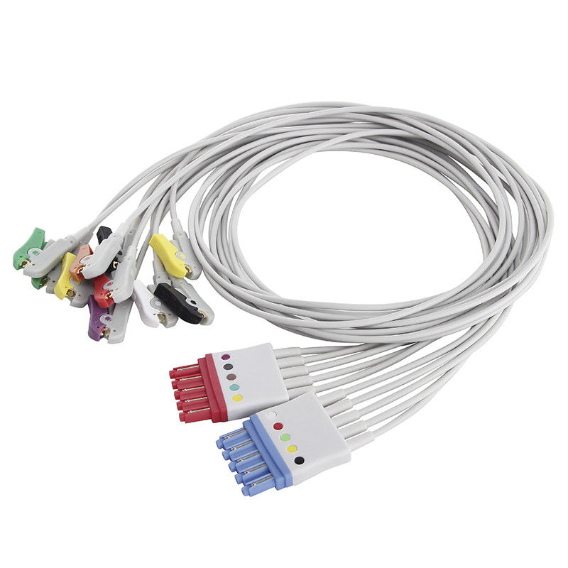 OEM EKG Leadwires P-Hilips 5+5 IEC 4.0 Banana 4 Lead 6 Lead EKG Lead Wire