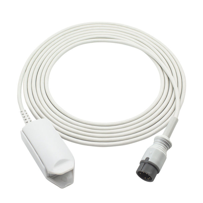 Zoncare Yeniden Kullanılabilir SpO2 Sensörü PM-7000C PM-7000D 6Pin Yetişkin Parmak Klipsi SpO2 Probu