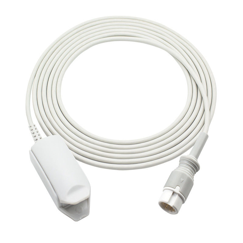 Mindray Accutorr 3 DPM6 0010-30-42738 115-023135-00 M-asi-mo tech için SpO2 Sensörü 7 Pin Yetişkin Parmak Klipsi SpO2 Probu