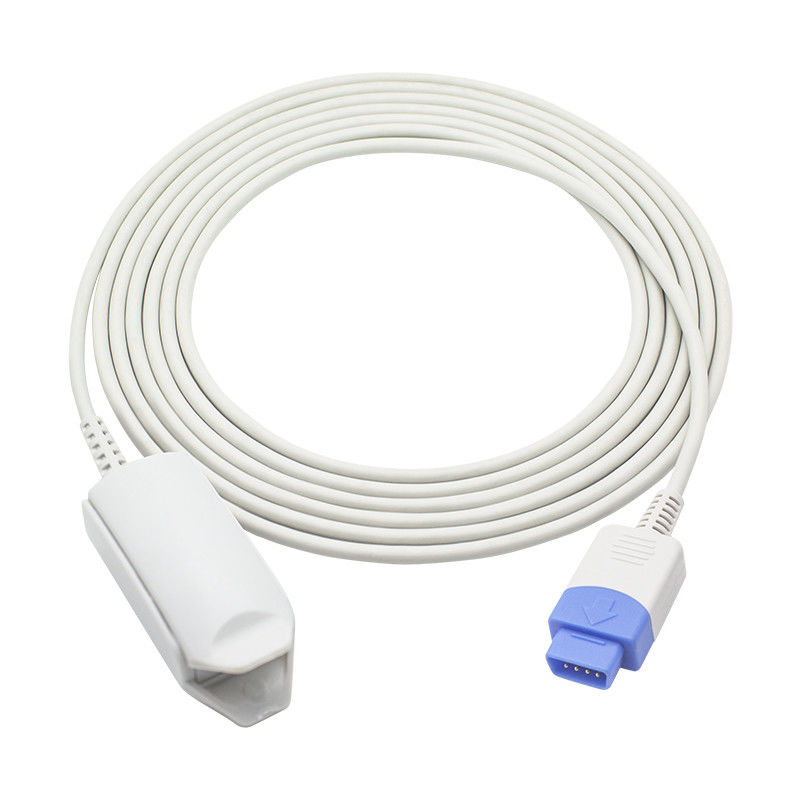 GE Datex Ohmeda OxyTip TruSignal Tech TS-F-D SpO2 Sensörü 9Pin Yetişkin Parmak Klipsi SpO2 Probu I4 E-Serisi Modüllerle