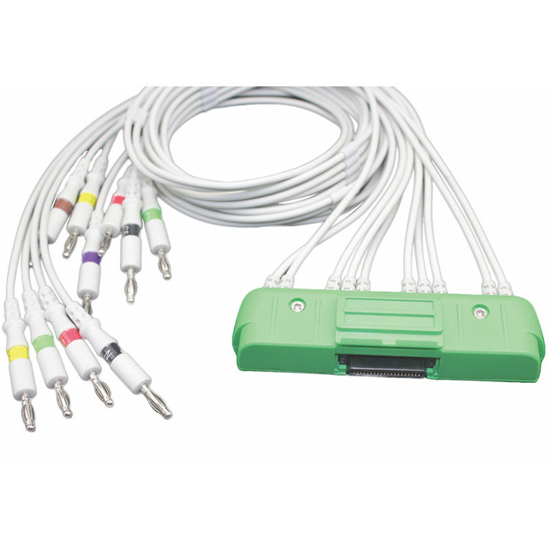 Nihon Kohden Japonya BR-911D ECG-9320 ECG-9522P Cardiofax V 1550K EKG Kablosu NK 10Lead IEC Banana 4.0
