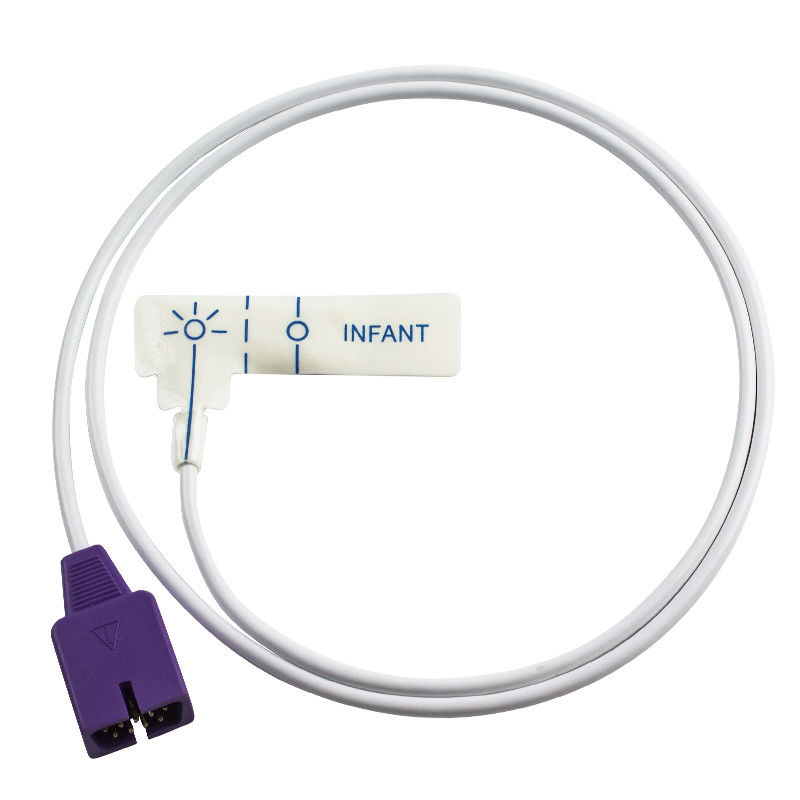 N-ellcor Oxi-max DB9 9pin MAX-I N-20 N-600x Bebek Beyaz Köpük Tek Kullanımlık SPO2 Pulse Oksimetre Parmak Probu
