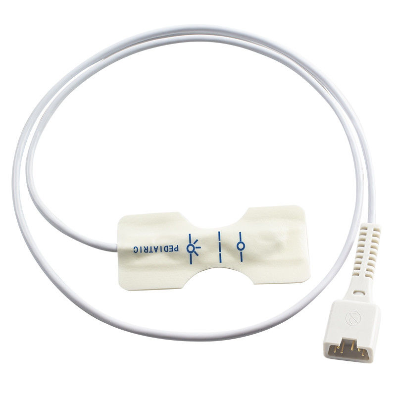 Novametrix 513 710 6pin Tek Kullanımlık SpO2 Sensörü 715 MARS Pediatrik beyaz köpük Tek Kullanımlık SpO2 Probu