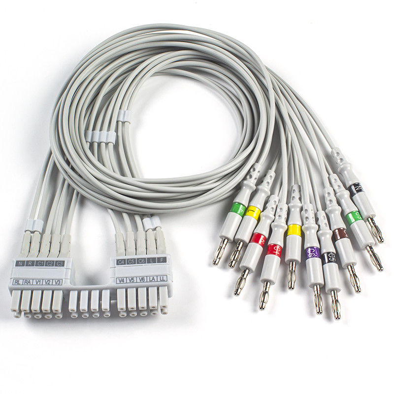 Mortara EKG Kabloları 9293-041-50, 9293-046-60 IEC 4.0 Muz EKG Kabloları