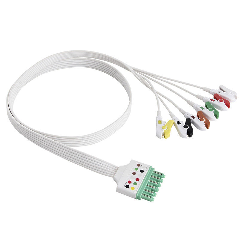 Draeger MP03424 Tek Kullanımlık EKG Kurşun Tel Seti 5 Kurşun Tutma Klipsi IEC Infinity M300 M540
