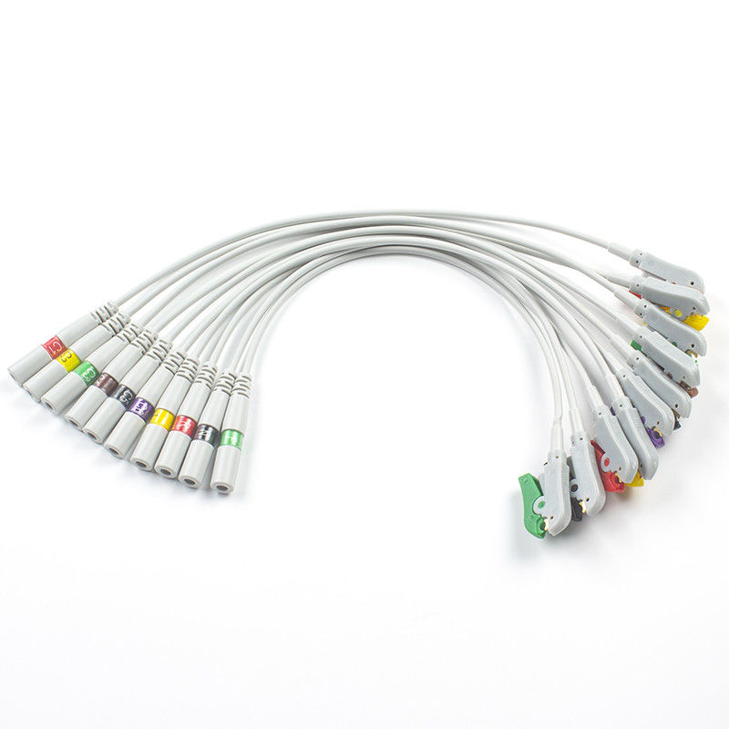 Banana Needle To Clip EKG Adaptörü Pigtail Adaptörleri 3.00MM IEC EKG Elektrot Bağlayıcısı