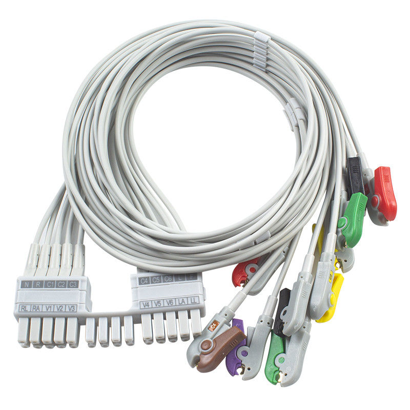 Mortara Burdick 10 Kurşun EKG Kurşun Tel EKG Kurşun Tel 9293-041-50 9293-046-60 ELI 150C için