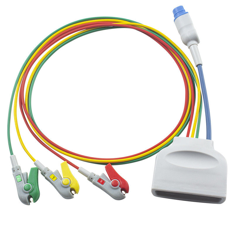 P-hilips MX40 Telemetri EKG SpO2 Sensörü 3 ile LED kablolar