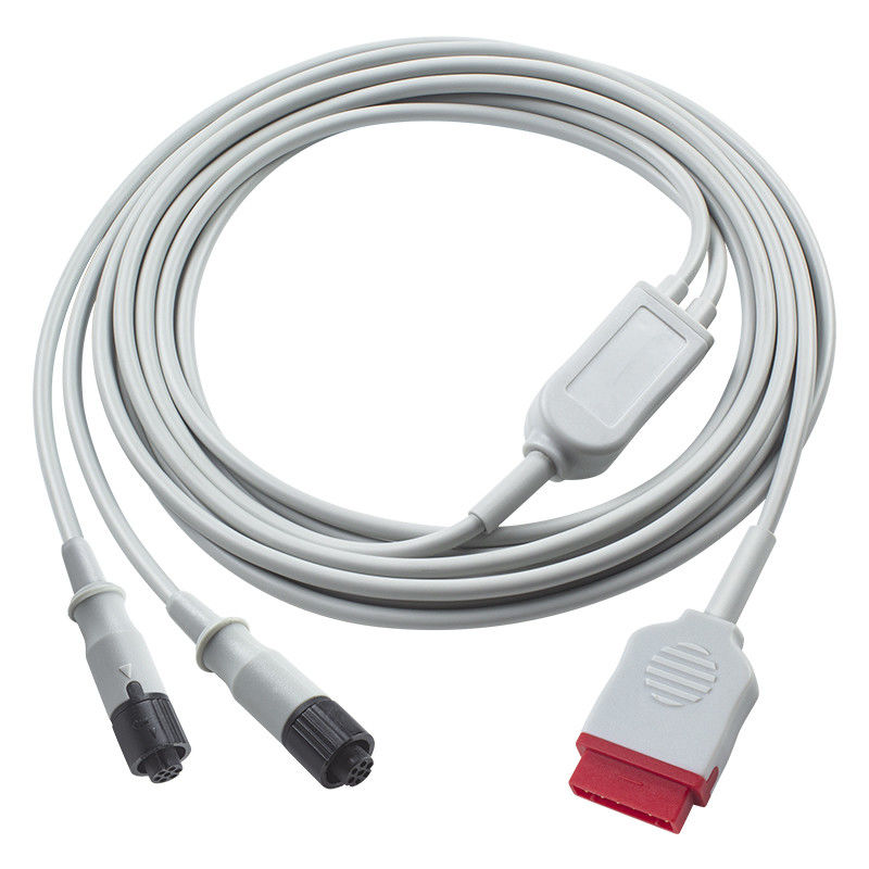 GE IBP Adaptör Kablosu 11pin ile Çift Medex Mantıksal Bağlantı B650 Tramvayı 500 Transducer Uzantı Kablosu