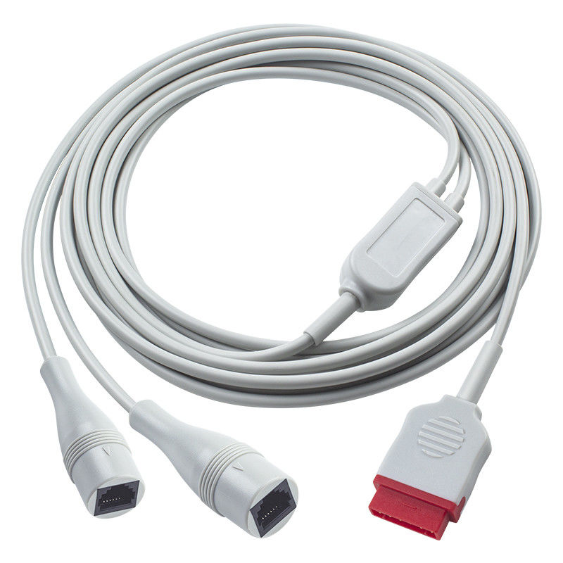 GE IBP Adaptör Kablosu 2*Ph-Ilips 4pin IBP Uzantı Kablosu 350cm Klinikler / Hastaneler için