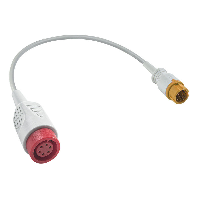 Mindray 12 Pin To General 6 Pin IBP Adaptör Kablosu IBP Uzantı Dönüştürücü Kablosu