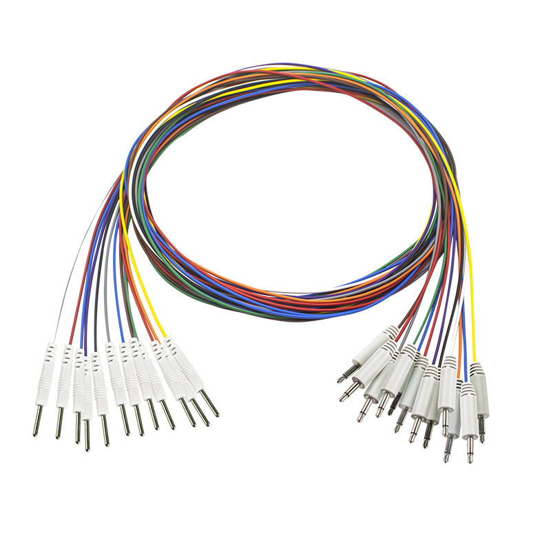 3.0 Mono Plug-2.0mm Pin EEG Kablosu Elektrot EEG Kablosu EEG Kapağı