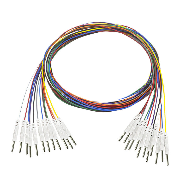Din 2.0 Plug to 2.0 mm Pin Type EEG Elektrot Kablosu EEG Cap Standart Uzunluğu 1.5M