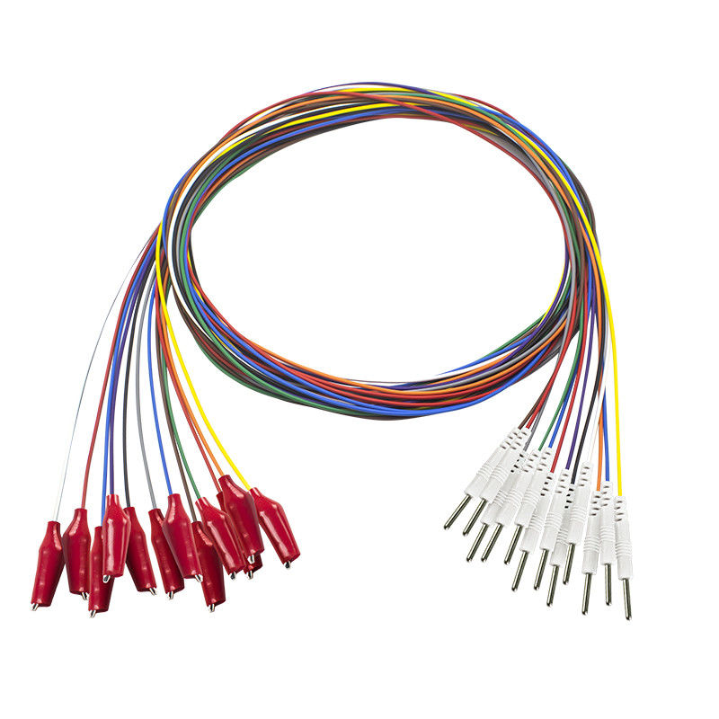 EEG Din 2.0 Bağlantı Alıcı EEG Kablosu Elektrot Kapağı Kablosu Yumuşak Dış Kablosu