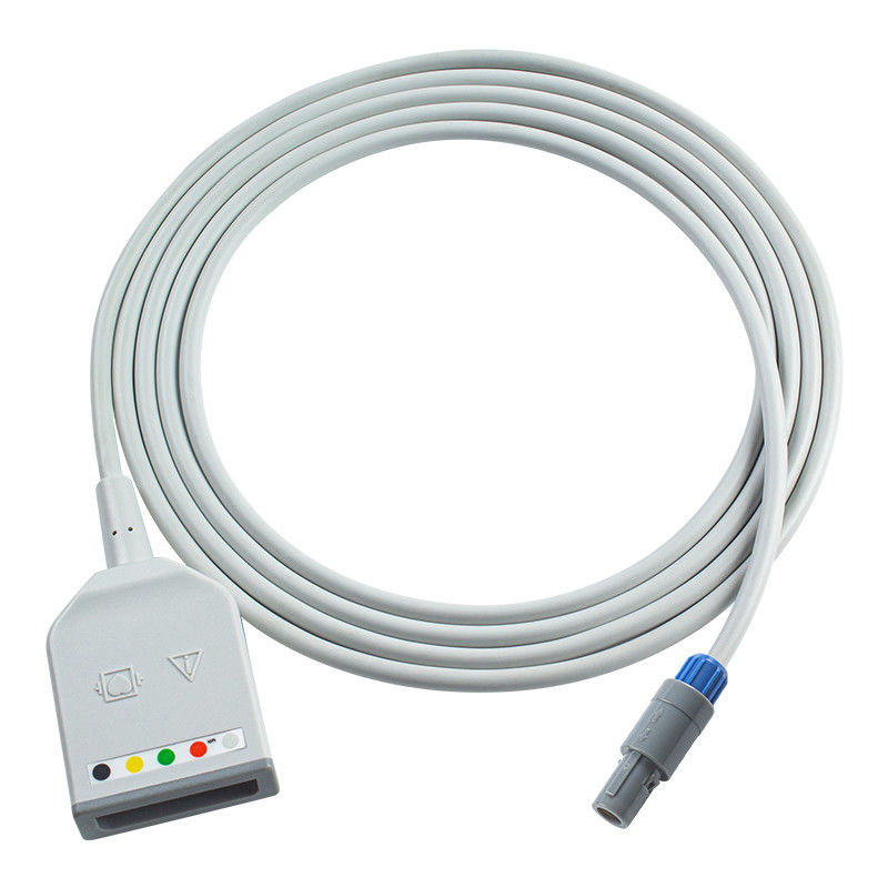Biosys Lemo 6Pin 5Lead EKG Trunk Adaptörü Kablosu BPM-103 Tepas Kma800 EKG Uzantı Kablosu Euro Stili