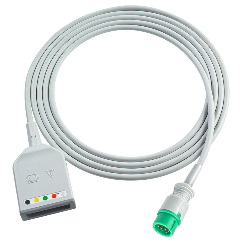 Mindray Datascope 12Pin 5Lead EKG Trunk Adaptörü Kablosu 0010-30-42719 009-004728-00 EKG Uzantı Kablosu