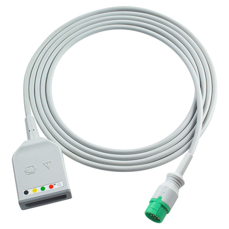 Biolight 12 pin EKG Adaptörü Kablosu EKG Kablosu M7000 M8000A M8500 M9500 EKG Uzantı kabloları