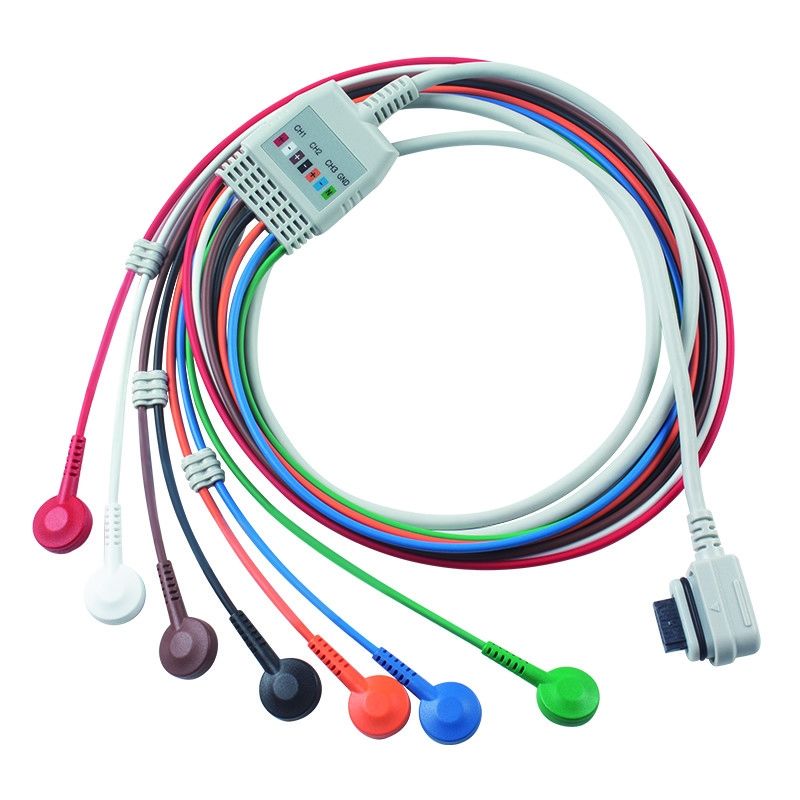 Uyumlu GE Sağlık 2008594-002 7-Lead EKG Telemetri Hasta Kablosu Görücü Işık Sipariş 5pcs 1pcs Poşet ücretsiz