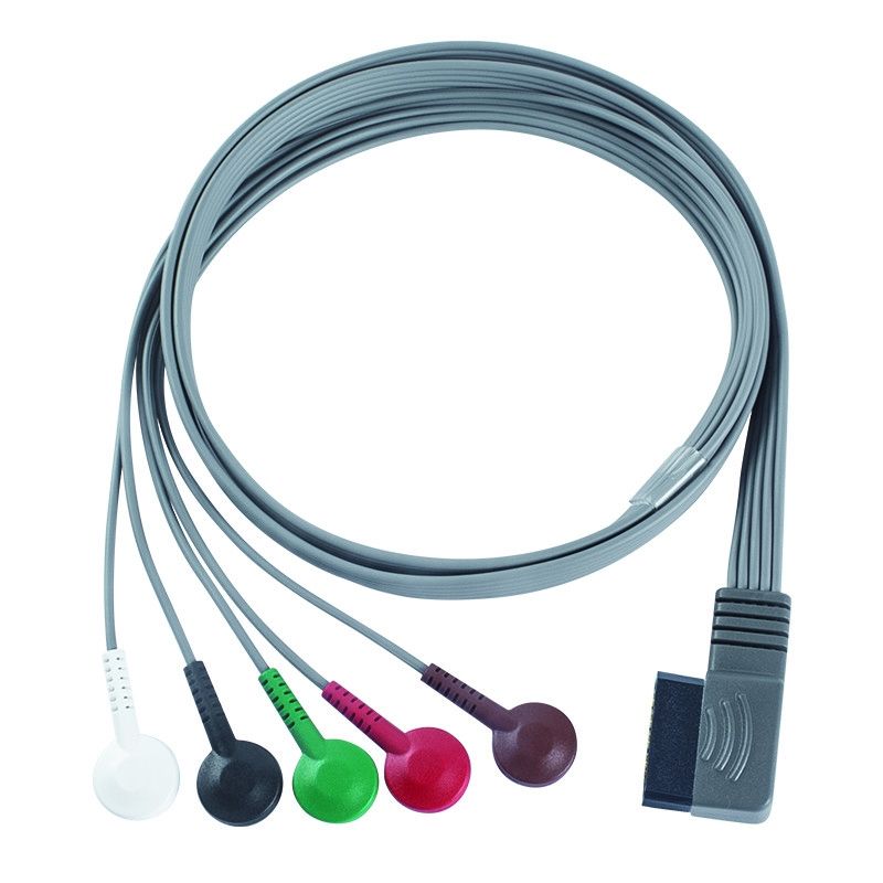 PH EKG Telemetri Leadwire - M4725A EKG Holter Kablosu 350-0173-03 için uyumludur
