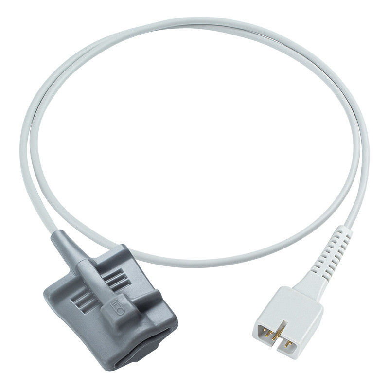 Gri Kısa Yetişkin SpO2 Sensörü Contec CMS60C/CW/D/DW CMS60 PM50 PM60D için Soft Tip 1M