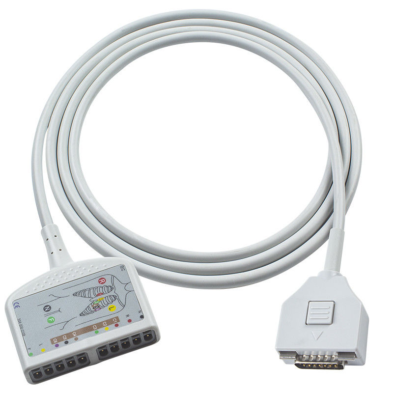 Fukuda Cardisuny, KP-500, KP-500D için uyumlu Fukuda ME EKG Kütük Kablo