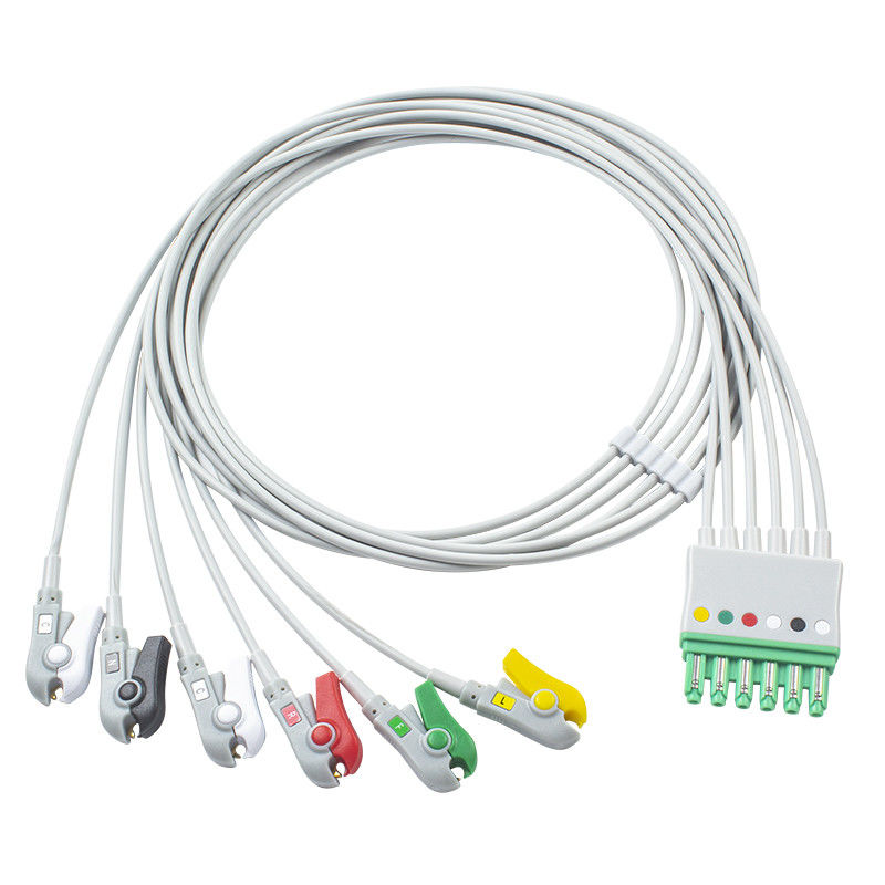 S-iemens Draeger Drager MP03405 EKG Kurşun Kabloları 6 Kurşun Kablo Yakalayıcı M300 Infinity M540 MultiMed Plus IEC Klip