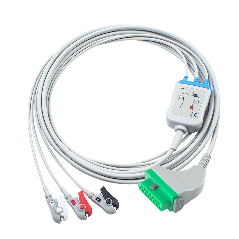Fukuda Denshi CIO-07CTP-5NA CIO-07CTP-3NA EKG Kablosu 15Pin DSL-8001 DSL-8001R Dynascope DS-8100 DS-8200 DS-8500