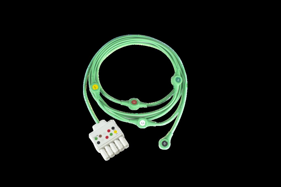 Siemen Draeger Monolead MS16160 MS16161 EKG EKG hastası Kablo ve Kurşun teller 3 Kurşun tel Çift 5Pin