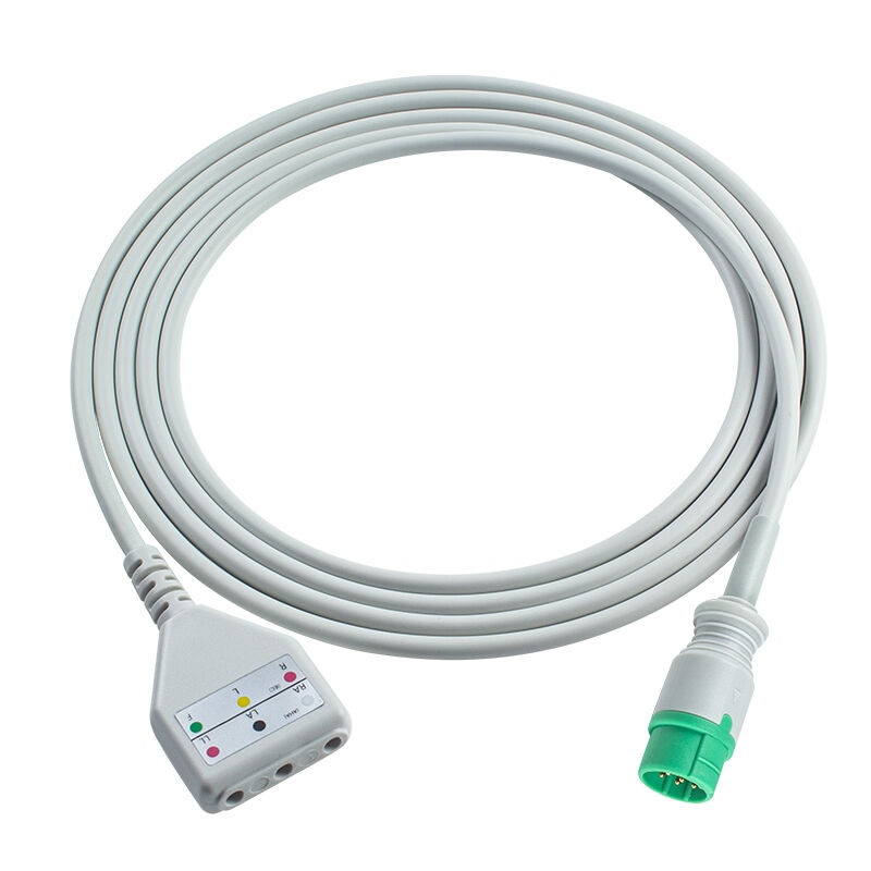 Mennen Enmove1000 Envoy ECG Trunk Cable Din style 3/5lead Cable 2.5M