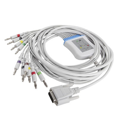 Mindray DECG-03A M2461A EKG Kablosu ve Kabloları IEC 4.0 Muz Konnektörü